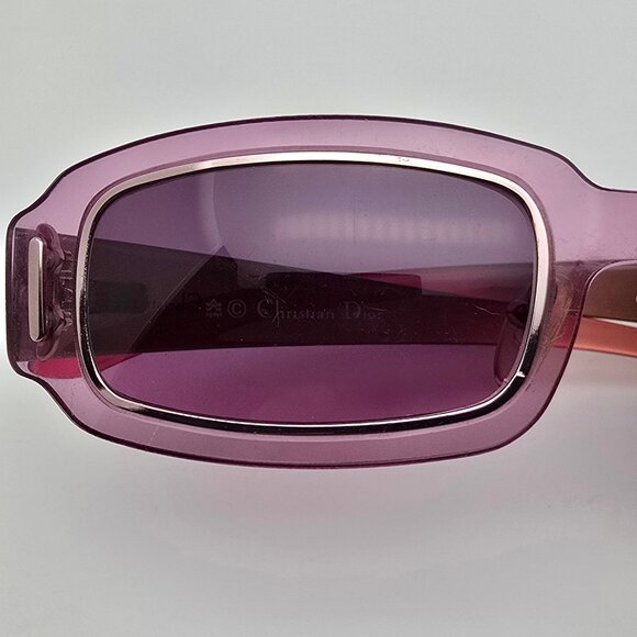 Christian Dior Working Girl 82H Purple Rose Gold Frame Purple Lens Sunglasses main image 12